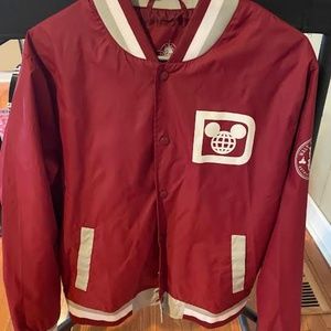 Walt Disney World ￼Windbreaker Bomber Snap Up Jacket 1971